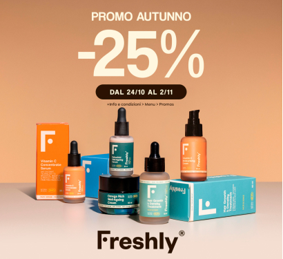 -25% freshly cosmetics