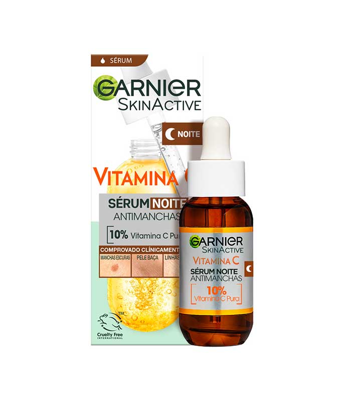 Acquistare Garnier - *Skin Active* - Siero notte anti-macchie 10% vitamina C  e acido ialuronico