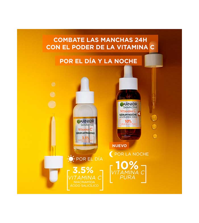 Acquistare Garnier - *Skin Active* - Siero notte anti-macchie 10% vitamina C  e acido ialuronico