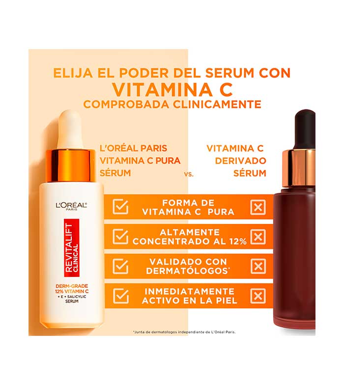 Loreal Paris - Siero antietà 12% di pura vitamina C Revitalift Clinical