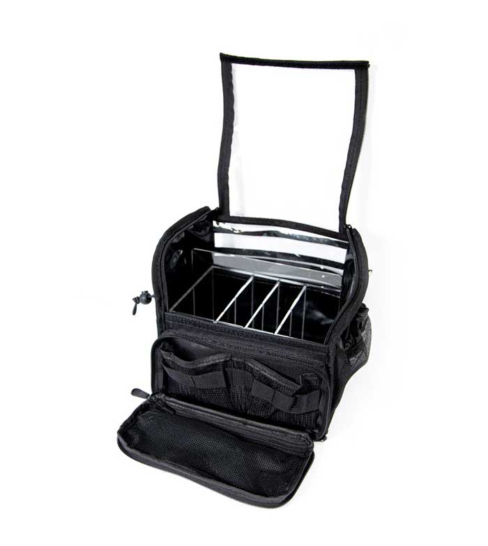 Rotolo per pennelli da trucco, porta pennelli da trucco da viaggio, borsa  per pennelli da trucco, organizer per pennelli da trucco in tessuto, rotolo  per ferri da maglia Tenderness Grey 