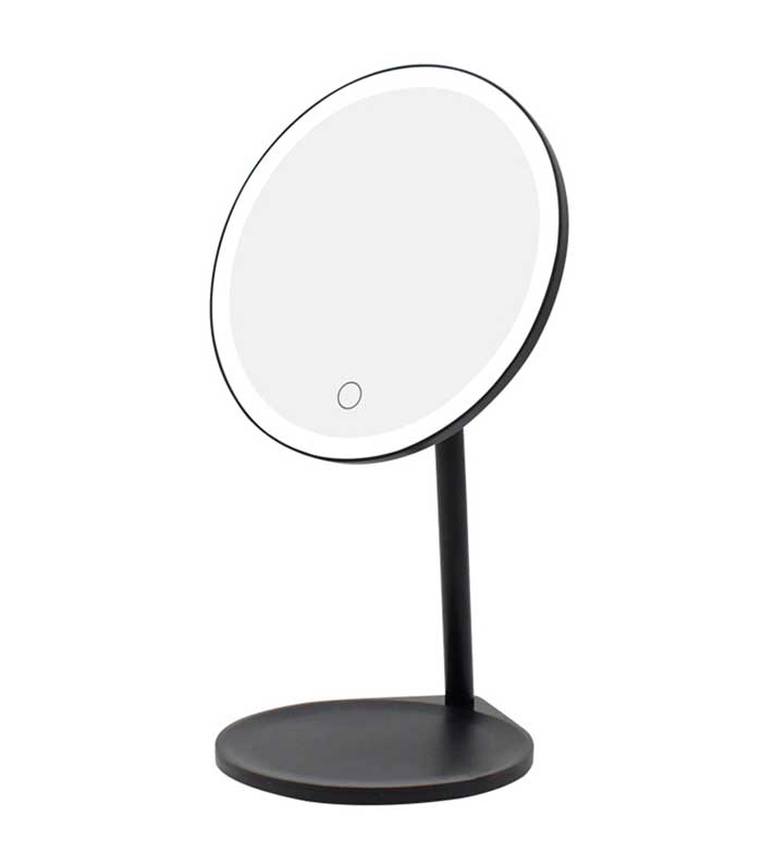 Acquistare MQBeauty - Specchio da tavolo nero ricaricabile con  illuminazione LED regolabile