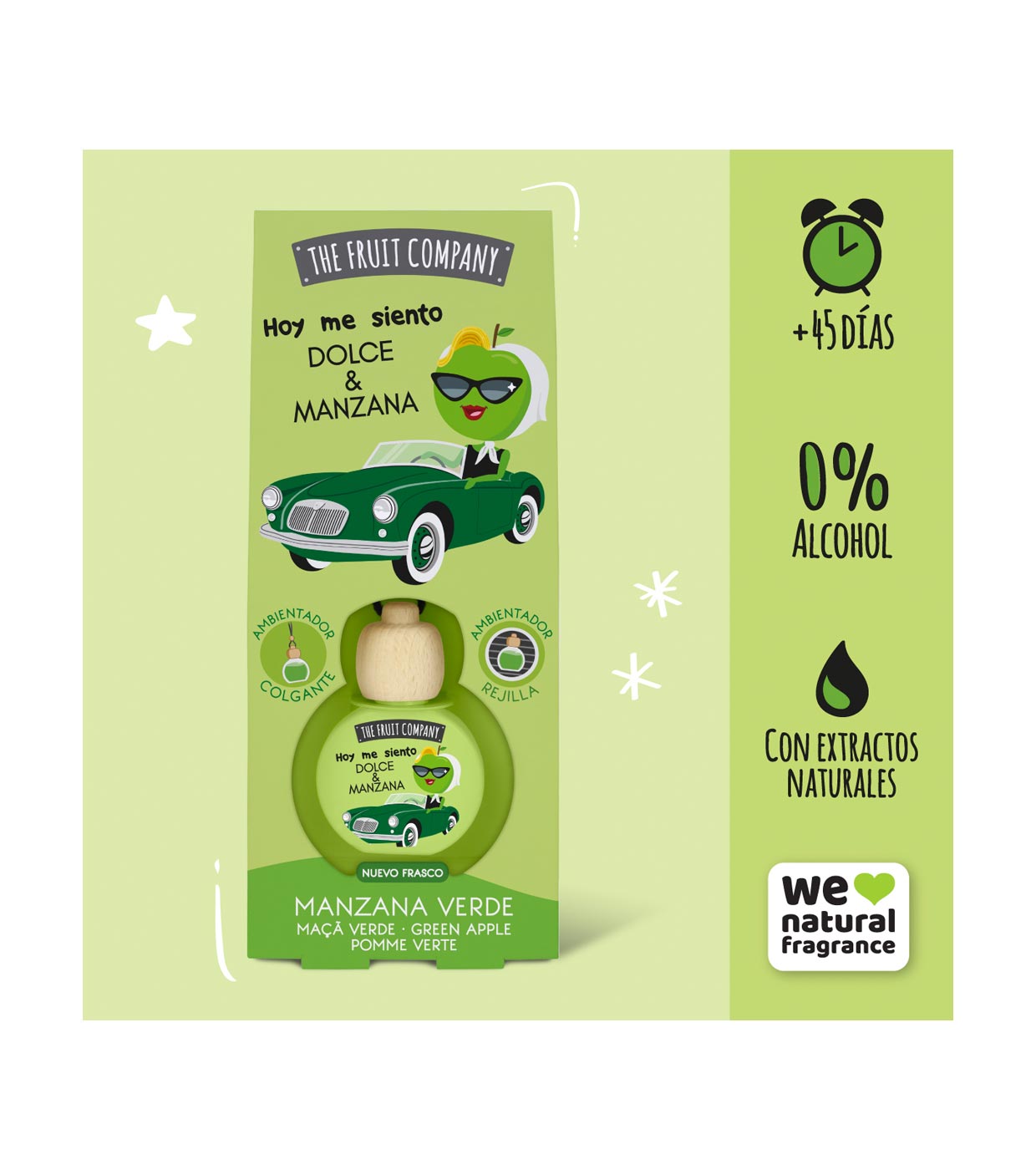 Acquistare The Fruit Company - Deodorante per auto - Mela Verde