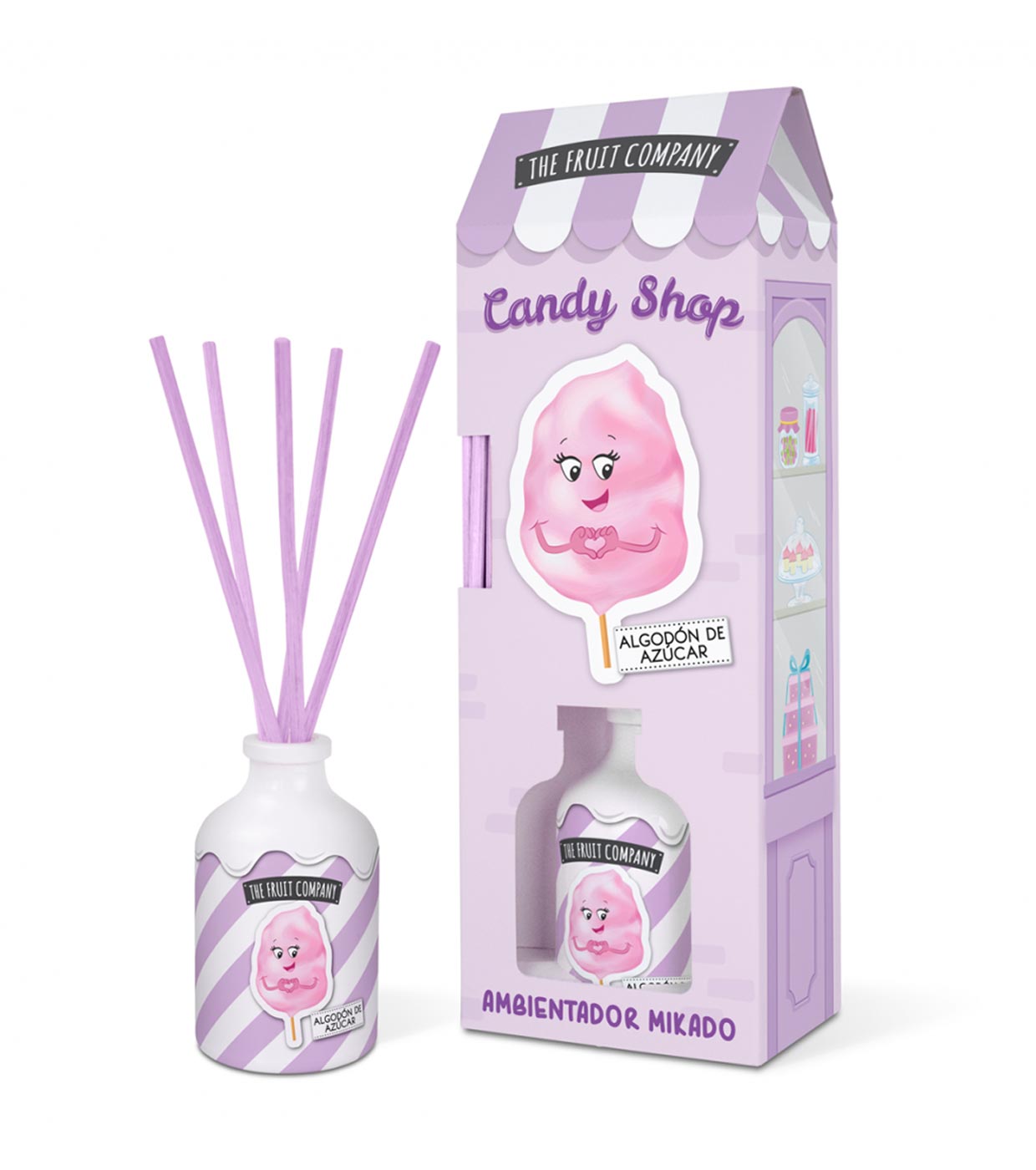 The Fruit Company Spray Deodorante Per Ambienti E Tessuti – Profumo Orsetto Gommato Candy Shop, 200 Ml