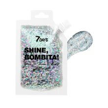 7DAYS - Gel glitter per viso, capelli e corpo Shine, Bombita! - 902: Dope