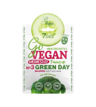 7DAYS - Maschera per il viso Go Vegan - Wednesday Green Day