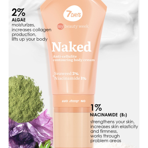 7DAYS - *My Beauty Week* - Crema rullo corpo anticellulite - Naked