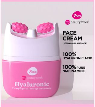 7DAYS - *My Beauty Week* - Crema viso antietà con rullo Hyaluronic