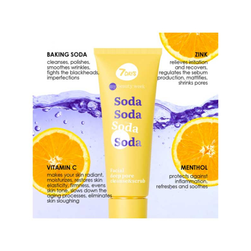 7DAYS - *My Beauty Week* - Scrub viso per la pulizia dei pori Soda