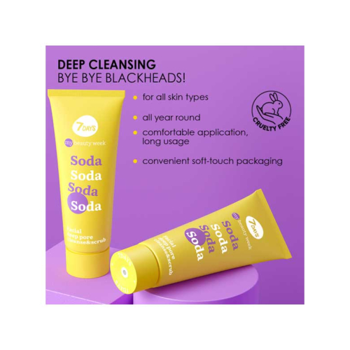 7DAYS - *My Beauty Week* - Scrub viso per la pulizia dei pori Soda