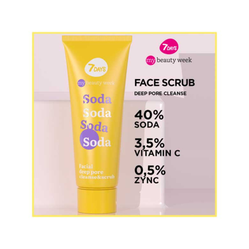 7DAYS - *My Beauty Week* - Scrub viso per la pulizia dei pori Soda