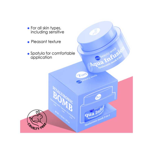 7DAYS - *My Beauty Week* - Maschera viso idratante 2 in 1 Aqua Infusion