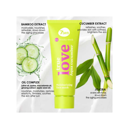 7DAYS - *My Beauty Week* - Maschera viso idratante True Love