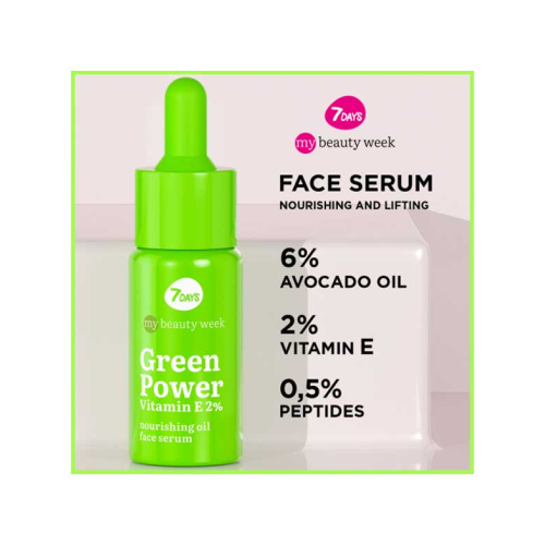 7DAYS - *My Beauty Week* - Siero viso nutriente Green Power Vitamin E