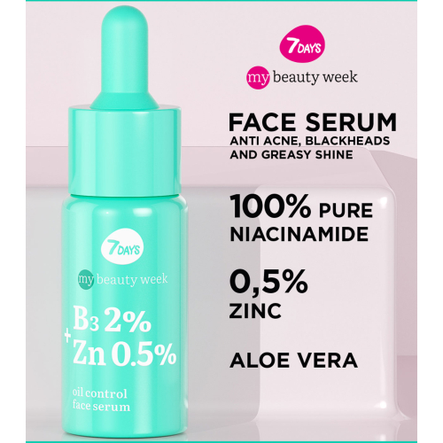 7DAYS - *My Beauty Week* - Siero viso seboregolatore B3+Zn