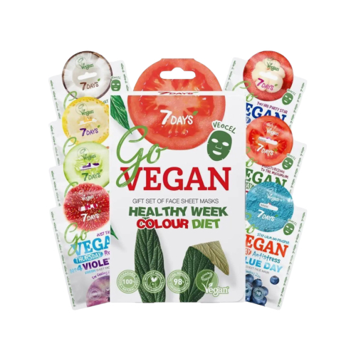 7DAYS - Set maschera facciale Go Vegan Healthy Week Colour Diet