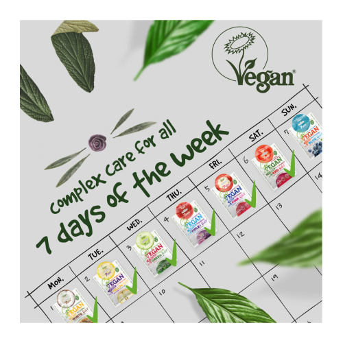 7DAYS - Set maschera facciale Go Vegan Healthy Week Colour Diet