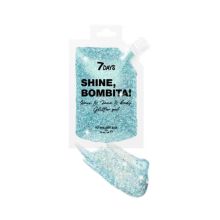 7DAYS - Glitter gel per viso, capelli e corpo Shine, Bombita! - 905: Brilliant Blue
