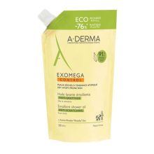 A-Derma - *Exomega Control* - Olio doccia emolliente anti-irritazioni - Eco-ricarica 500ml