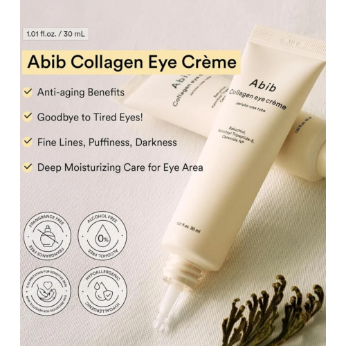 Abib - Crema per il contorno occhi Collagen Jericho Rose