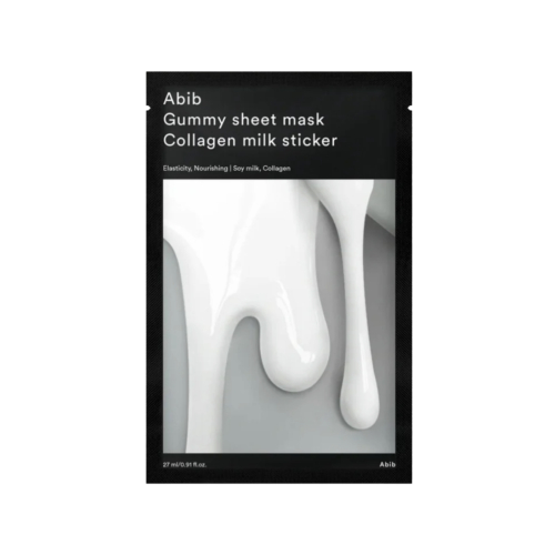 Abib - Maschera per il viso Gummy Sheet Mask - Collagen Milk Sticker