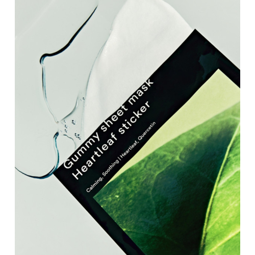 Abib - Maschera per il viso Gummy Sheet Mask - Heartleaf Sticker