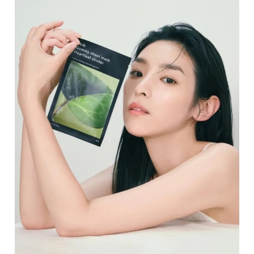 Abib - Maschera per il viso Gummy Sheet Mask - Heartleaf Sticker