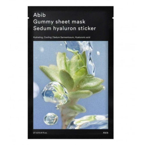Abib - Maschera facciale Gummy Sheet Mask - Sedum Hyaluron Sticker