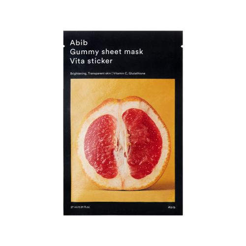 Abib - Maschera per il viso Gummy Sheet Mask - Vita Sticker