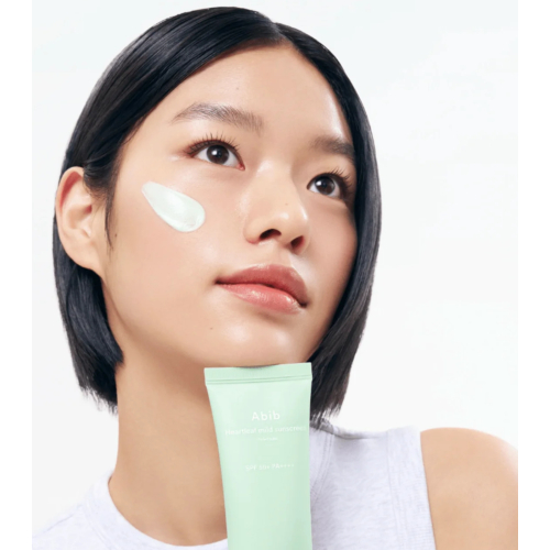 Abib - Crema solare per il viso Heartleaf Mild SPF50+ PA++++