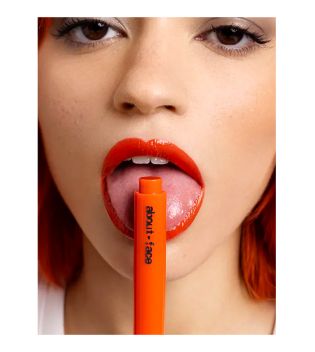 about-face - Balsamo per labbra Cherry Pick Lip Color Butter - 09: Orange Daze