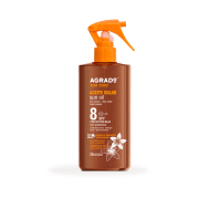 Agrado - Olio solare acceleratore di abbronzatura SPF8