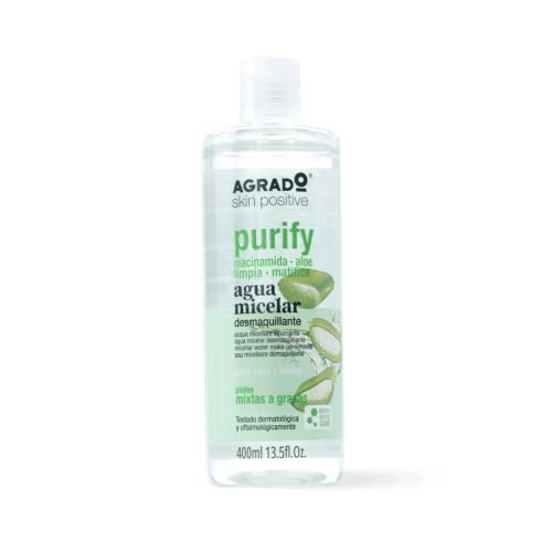 Agrado  - Acqua micellare detergente Purify - Pelle mista e grassa