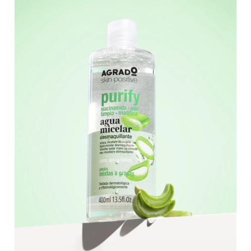 Agrado  - Acqua micellare detergente Purify - Pelle mista e grassa