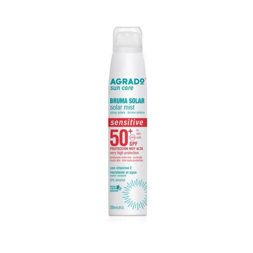 Agrado - Nebbia solare Sensitive SPF50+ - Molto alta