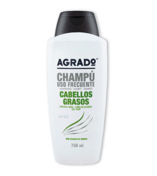 Agrado - Shampoo uso frequente per capelli grassi - 750ml