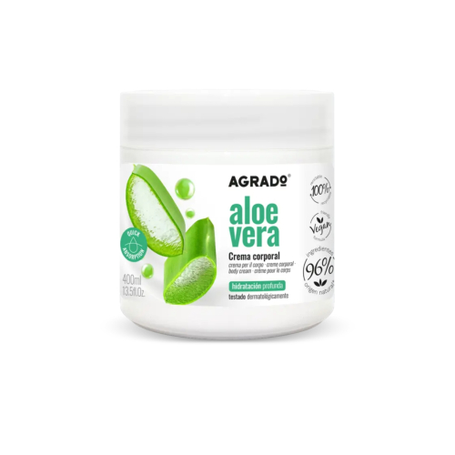Agrado - Crema corpo all'aloe vera - Idratazione profonda