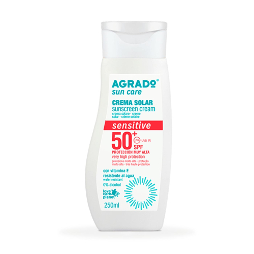 Agrado - Crema solare Sensitive SPF 50+ - Molto alta