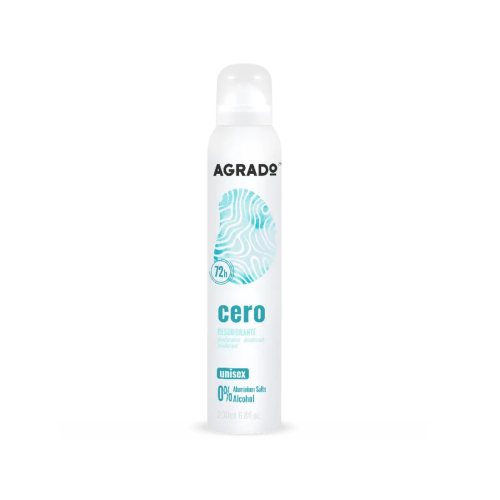 Agrado - Deodorante spray unisex 72h Zero