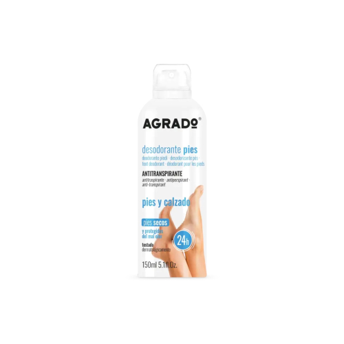 Agrado - Spray deodorante per piedi e scarpe