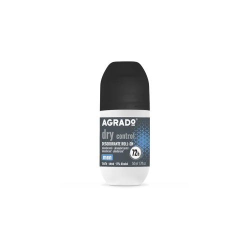 Agrado - Deodorante roll-on antitraspirante per uomo Dry Control