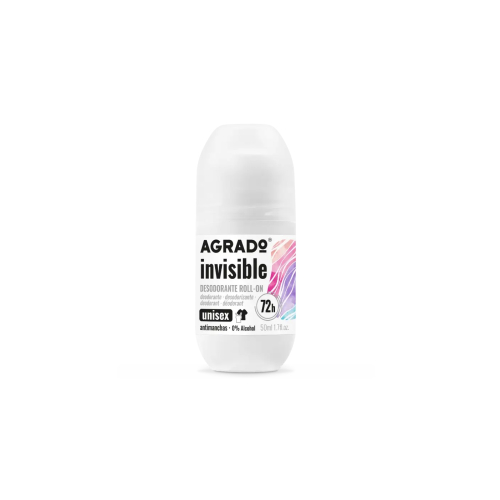 Agrado - Deodorante roll-on antitraspirante Invisible