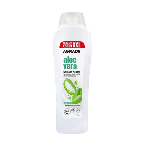 Agrado - Gel da bagno e doccia all'aloe vera - 1250ml