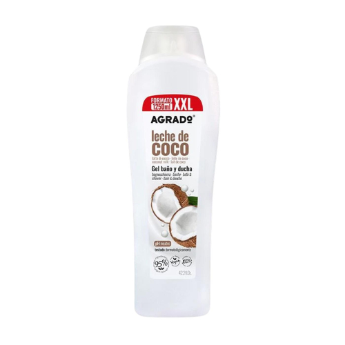 Agrado - Bagnoschiuma e bagnoschiuma al latte di cocco - 1250ml