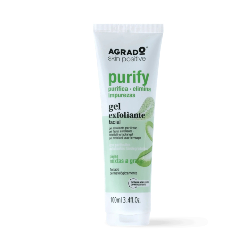 Agrado - Gel esfoliante viso Purify  - Pelle mista e grassa