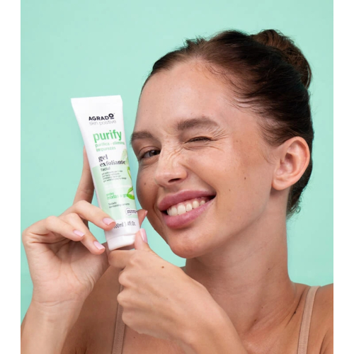 Agrado - Gel esfoliante viso Purify  - Pelle mista e grassa