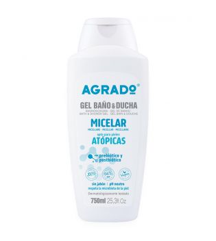 Agrado - Gel bagno doccia micellare Pelle Atopica - 750ml