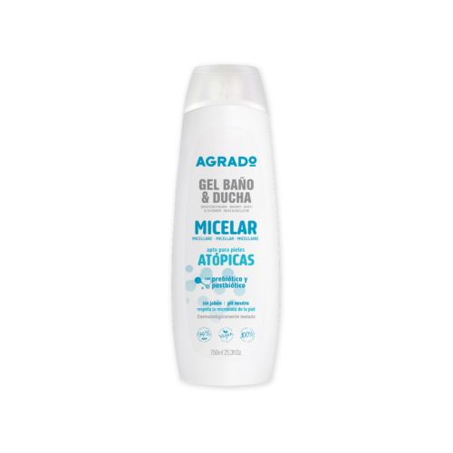 Agrado - Gel bagno doccia micellare Pelle Atopica - 750ml