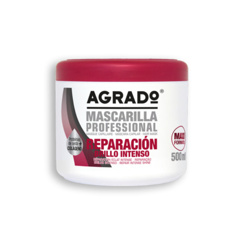 Agrado - Maschera per capelli ristrutturante brillantezza intensa