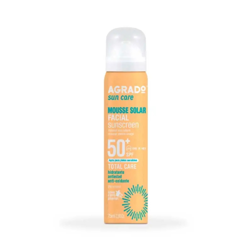 Agrado - Mousse solare viso SPF50+